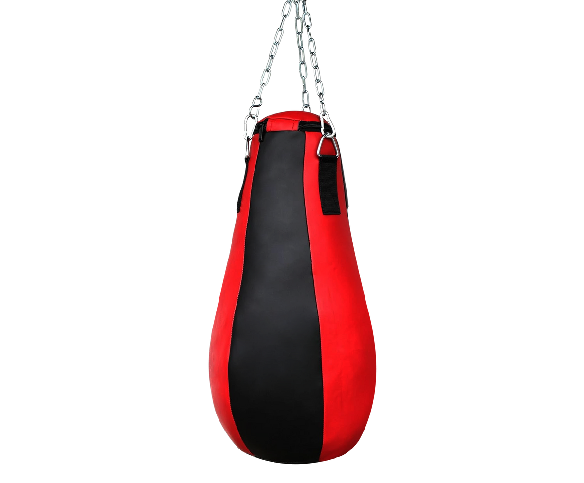 FIGHTAM Maisbirne rot/schwarz gefüllt Leder