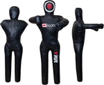 Lisaro MMA Grappling Dummy – Wrestling & Wurfpuppe für BJJ, MMA & Judo | Gefüllt | 4 Größen (S–XL) | Ringerpuppe / Trainingspuppe