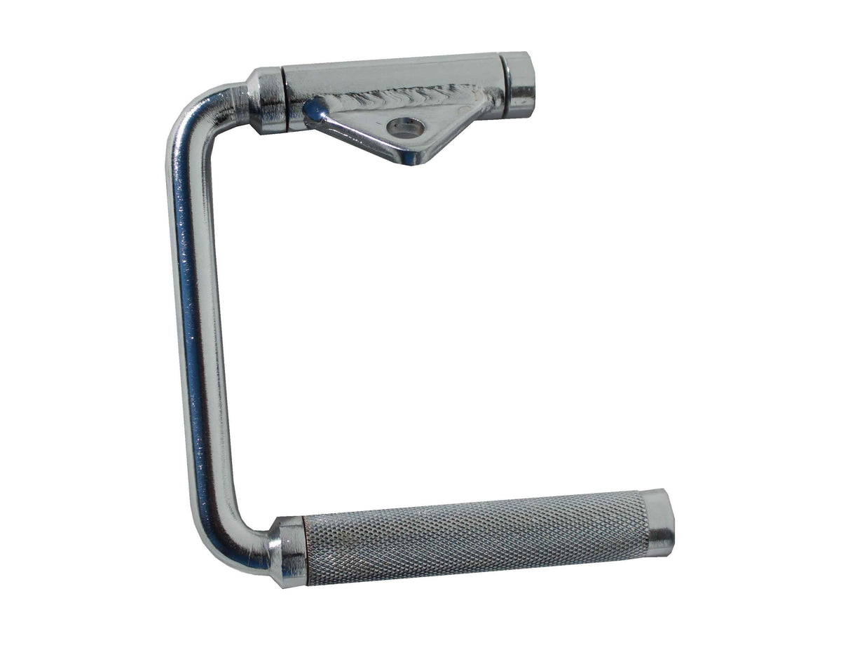 FIGHTAM Einhandgriff offen 2er Set | drehbarer Griff | gerändelt | verchromt