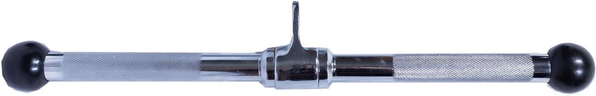 FIGHTAM Trizepsstange / Bizepsstange mit Drehgelenk und Gummi-Ballen | gerader Griff | Kabelzug/Kraftstation