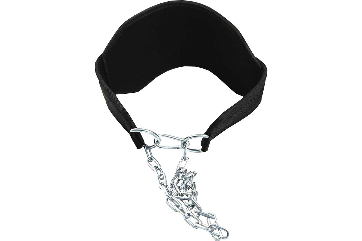 FIGHTAM Dip Gürtel aus Nylon | ca. 80cm Länge | mit Stahlkette und Karabinerhaken