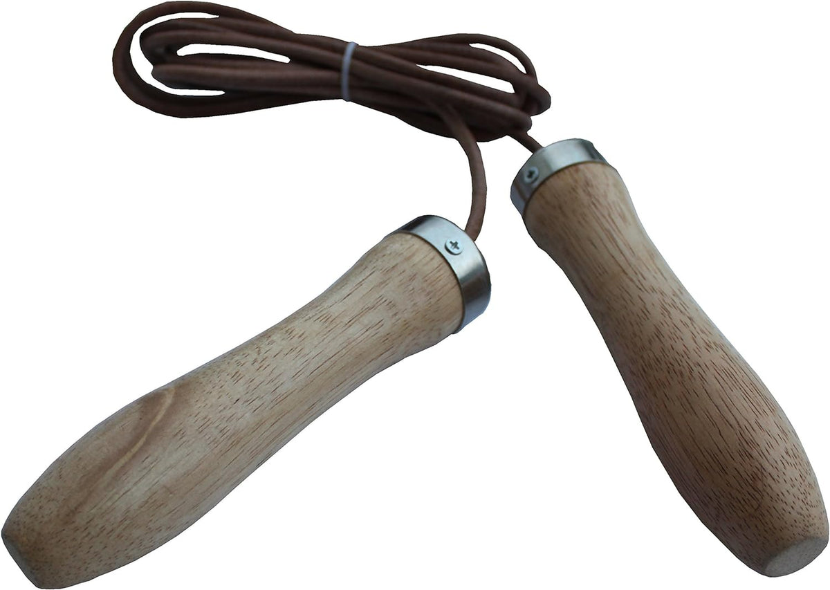 FIGHTAM Springseil aus Echt-Leder 280cm | längenverstellbar | mit Japanischem Kugellager