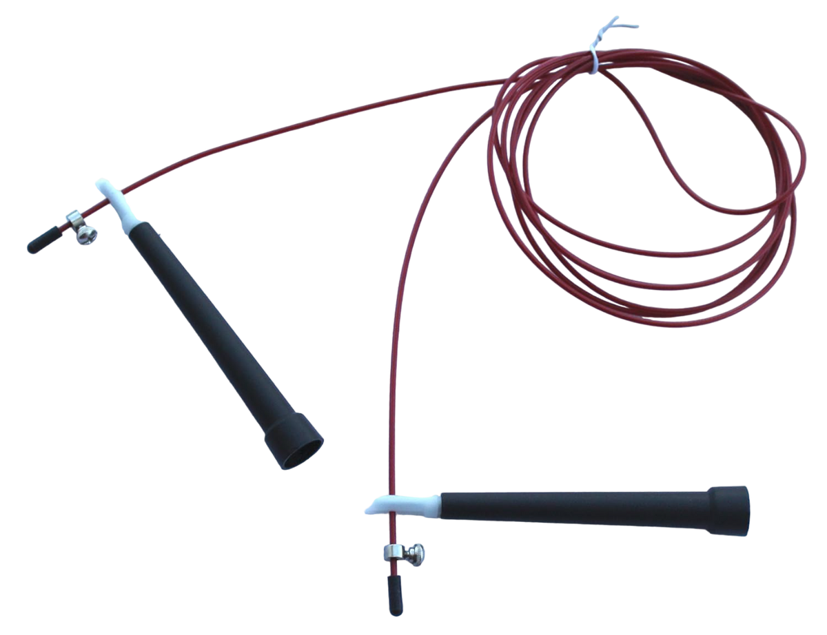 FIGHTAM Springseil Performance aus Metall 280cm | Speed Rope | dünn | längenverstellbar