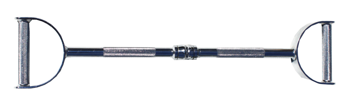 FIGHTAM Latzugstange mit Hufgriff | ca. 80cm | verchromt | Drehgelenk