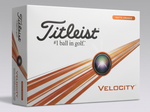 Titleist Velocity Golfbälle Mattorange / Matte Orange (12 Stück)