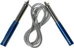 FIGHTAM Springseil aus Metall 280cm | Speed Rope | Griffe aus Metall | längenverstellbar